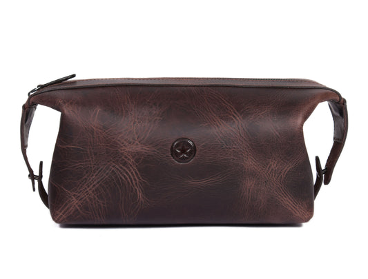 Siren Leather Toiletry Bag