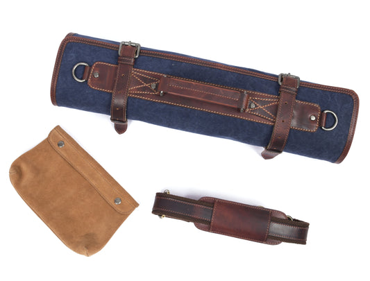 Rogue Leather Canvas Knife Roll