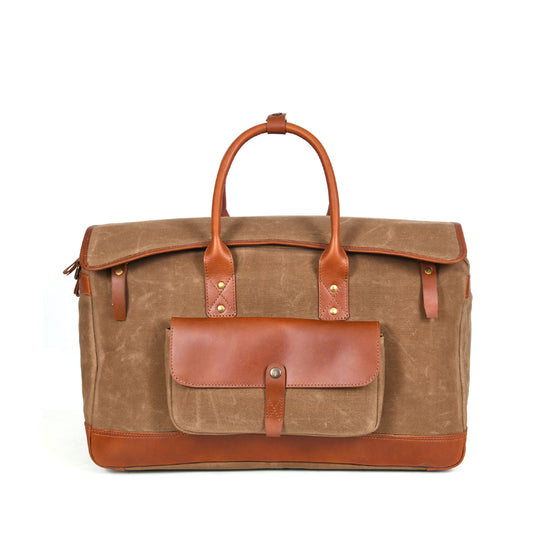 Sable Leather Duffle Bag