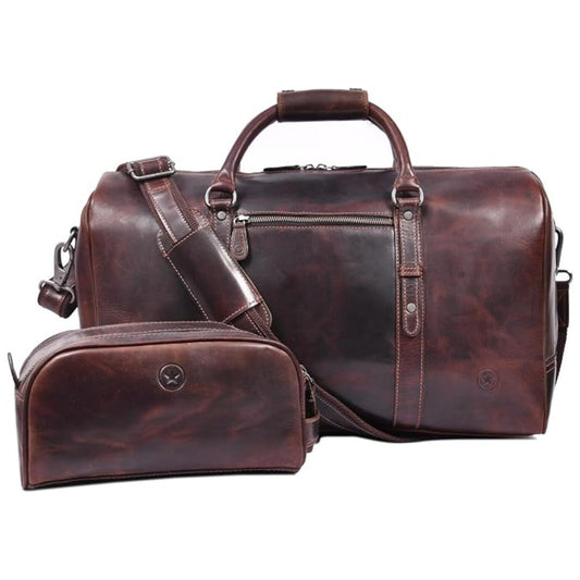Epoch Leather Duffle Bag Shoe Bag