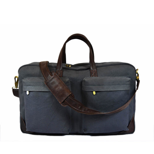 Spirit Leather Canvas  Duffle Bag