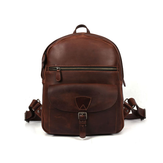 Velour Leather Backpack ( BP-159 )