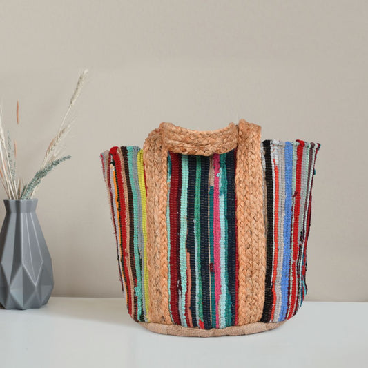 Desert Sunset Jute Tote Bag