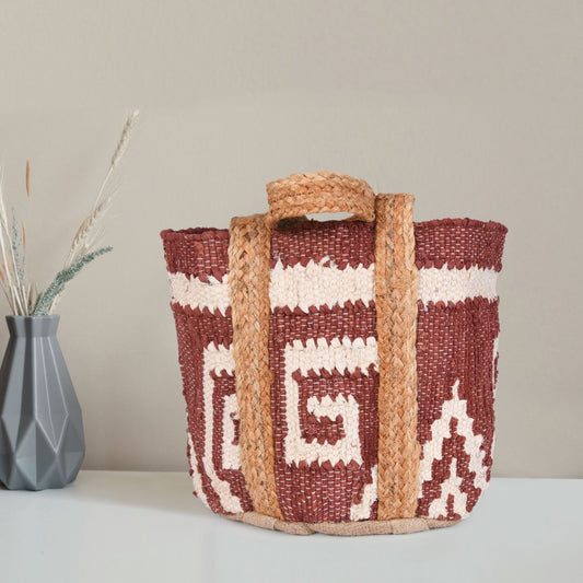 Desert Sunset Jute Tote Bag