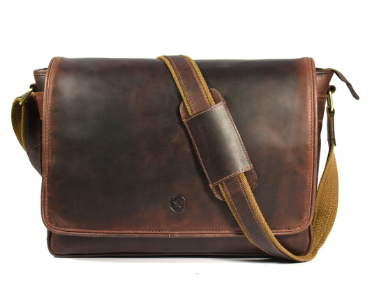 Leather Messenger Bag ( TB-20 )