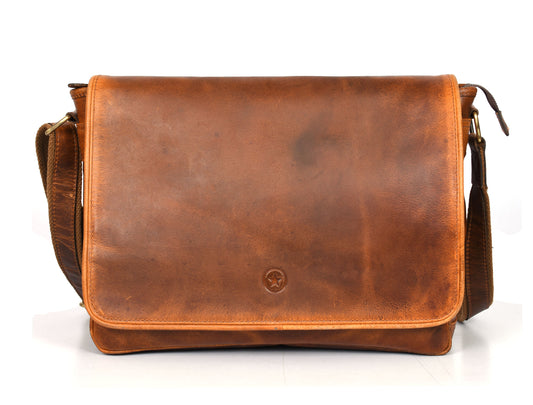 Leather Messenger Bag