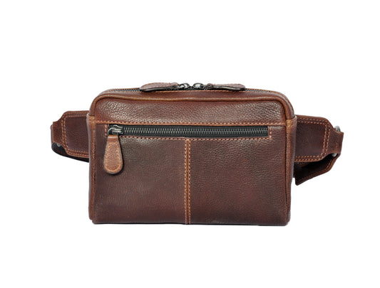 Leather Fanny Bag For men and women - Aaron Leather Goods 