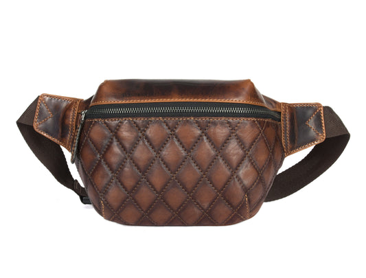 Ascend Quilted Leather Fanny Bag