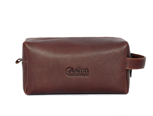 Leather Toiletry Bag - wb-27 - Aaron Leather Goods 