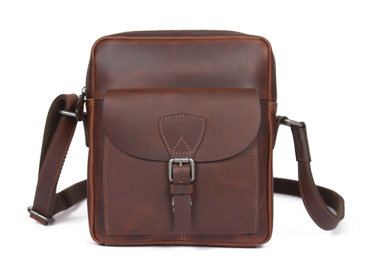 Velour Leather Messenger Bag ( MB -232 )