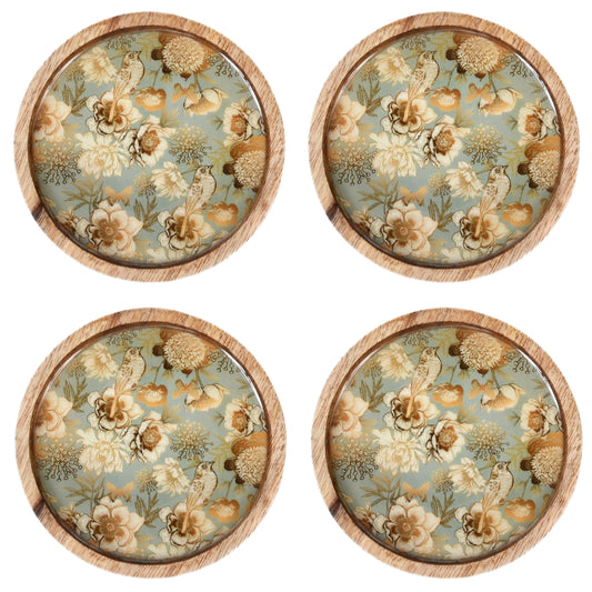 Floral Reverie Coaster ( Set of 4 Pcs )