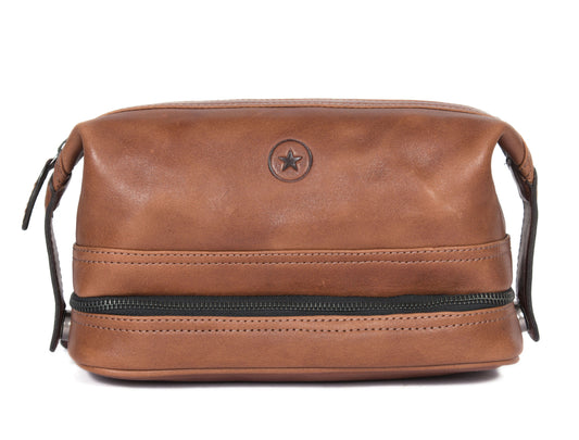 Venture Leather Washbag