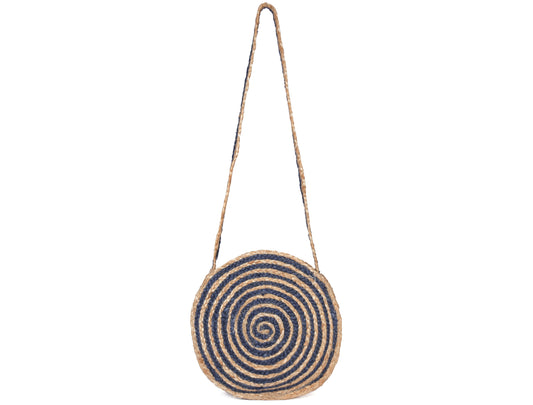 Colorado Organic Jute Round Crossbody Bag