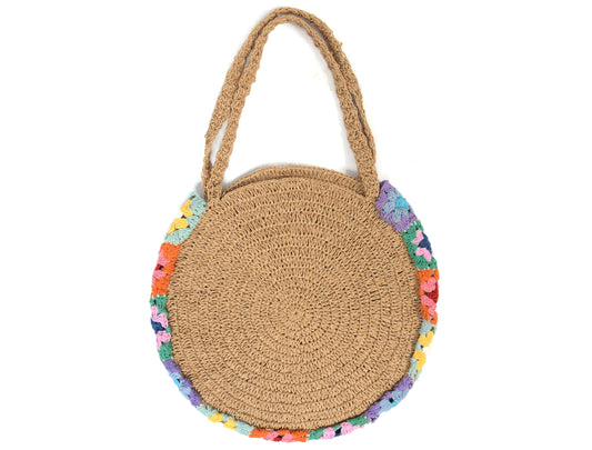 Crochet Round Handbag | LB739