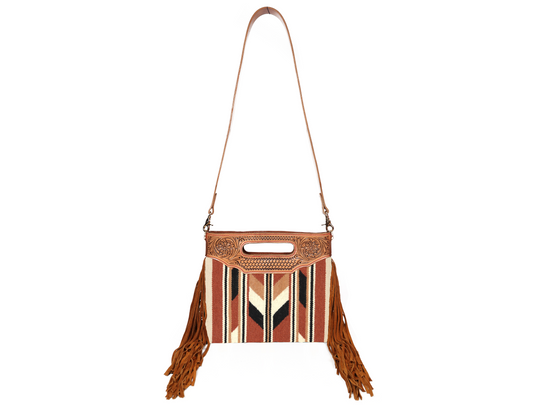 Isla Western Leather Crossbody Bag