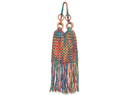 Multi coloured ‘macrame’ Bag | LB-741