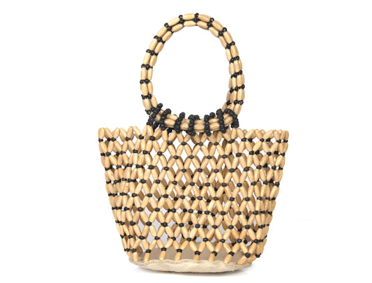 Wooden Beaded Bag | LB-720