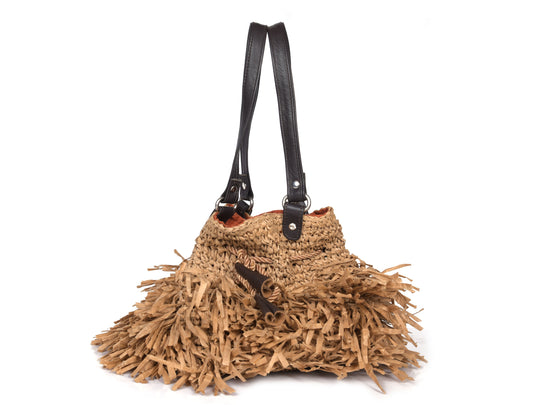 Hand Woven Raffia sling Bag | LB-719