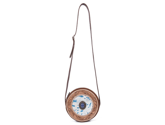 Celeste Western Round Crossbody Bag