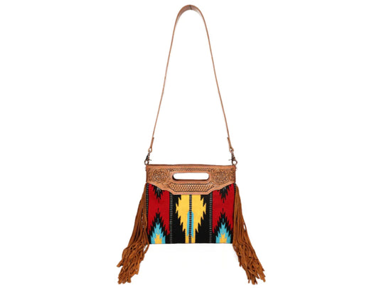 Isla Western Leather Crossbody Bag