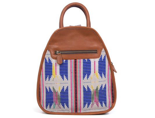 Hampshire Backpack Jacquard with Leather - Tan