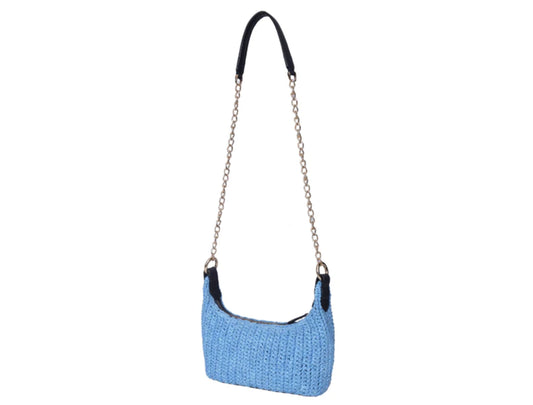 Elara Raffia Chic Crossbody: Stylish & Versatile in Single Color