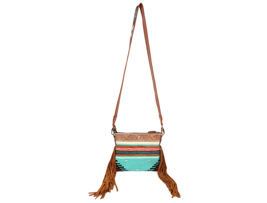 Olivia Western Leather Small Crossbody Bag